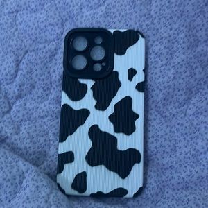 Cow print iPhone case